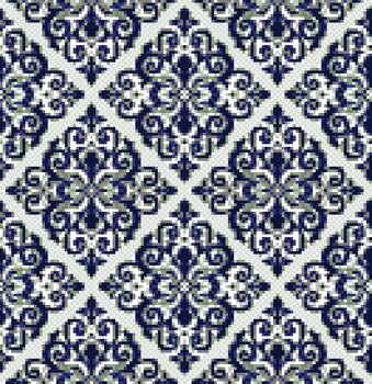 Seamless pixel background with pattern. vector