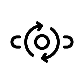 Sync synchronize icon vector