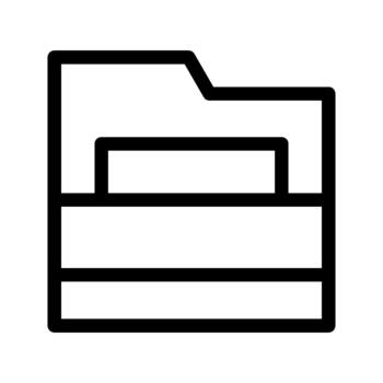 Folder directory icon vector
