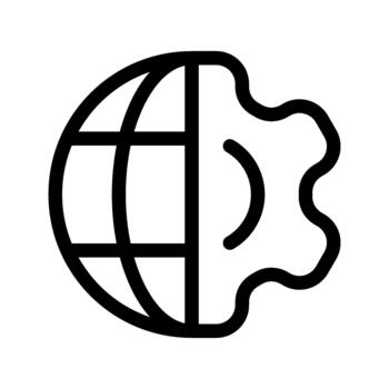 Global Solution Icon vector