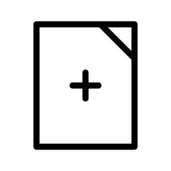 Add Document Icon vector