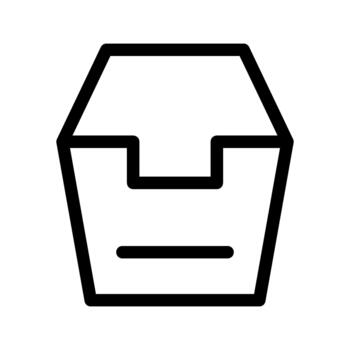 Archive folder icon vector