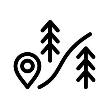 Map guide icon vector