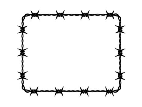 mordaz cable frontera marco vector