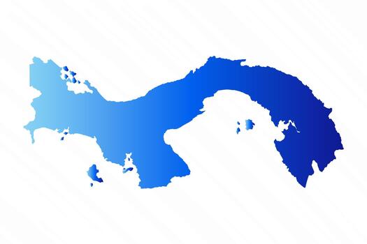 degradado sencillo Panamá mapa antecedentes vector