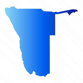degradado sencillo Namibia mapa antecedentes vector