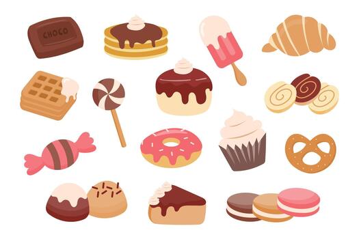 postre aislado objeto conjunto vector
