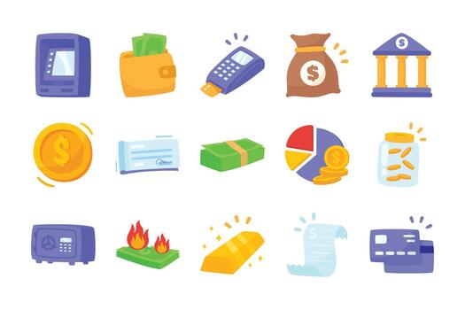 Finanzas aislado objeto conjunto vector