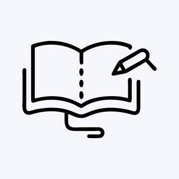 usuario interfaz icono estudiar vector