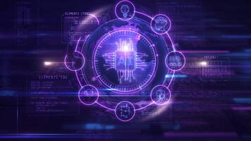 artificiel intelligence global réseau En traitement futur numérique Les données video