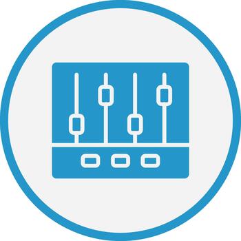 controlar panel 3d interfaz forma icono vector