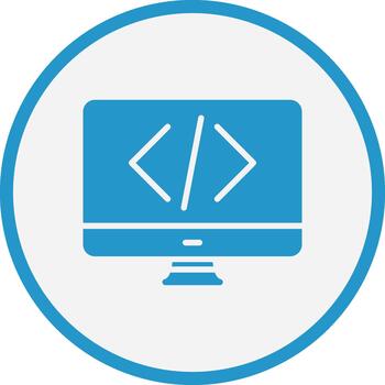Coding Wireframe App Design Element vector