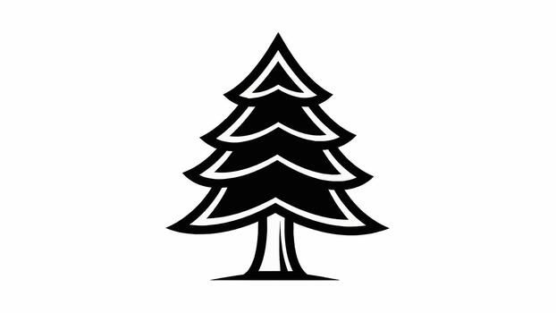 Simple Pine Tree vector