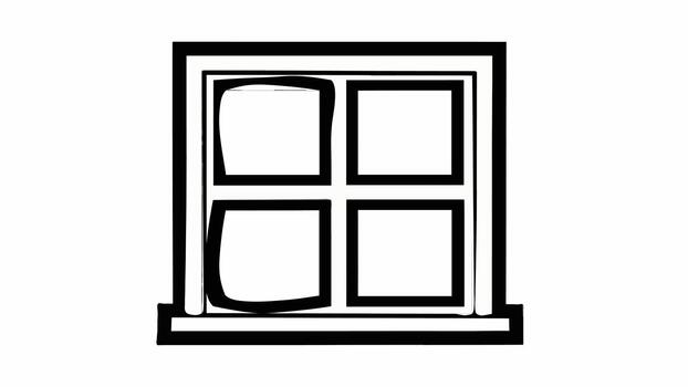 Simple Window Design vector