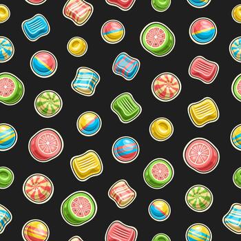 aislado caramelo sin costura modelo vector