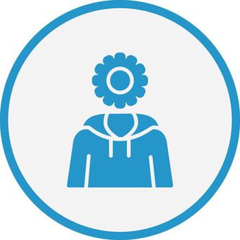 Develop Sharp Line Mark Icon vector