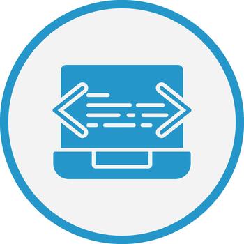 programación degradado color formar forma vector