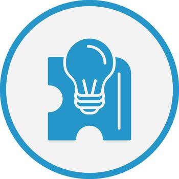 Problem Solving Flat Symbol Design vector