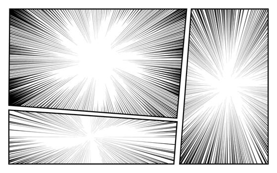 comic abstract template. vector