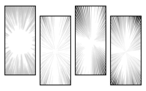 comic scene background template vector