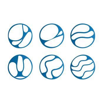 degradado tecnología logo espejismo vector