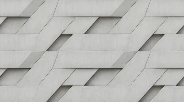 Seamless Diagonal Modular Wall Pattern photo