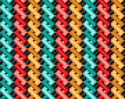 Pixel background with geometric pattern. vector