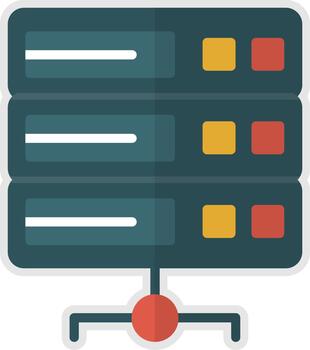 Server Responsive App Shape Graphic vector