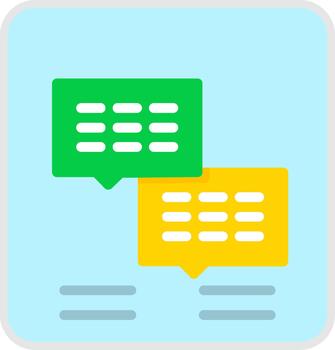 comentarios pulcro visual marca forma vector