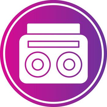 cd player icon vector