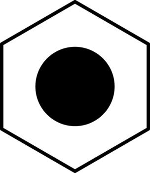 Nut Solid Glyph Icon vector