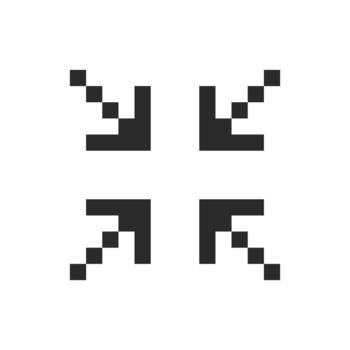 resize button edit vector