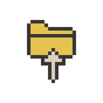 upload arrow button vector