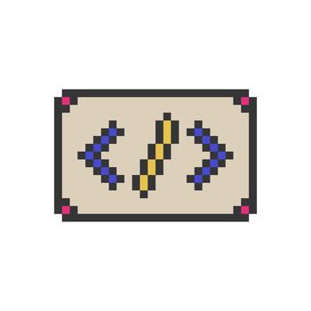 coding sign programming vector