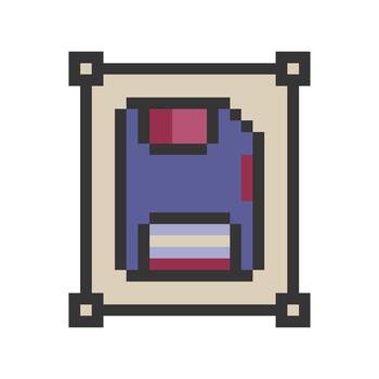 floppy disk memory vector