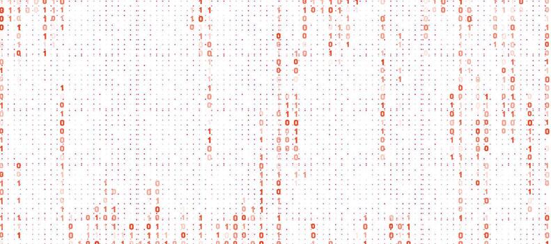 Abstract Binary Code 0 and 1 Background Digital Technology Concept vector