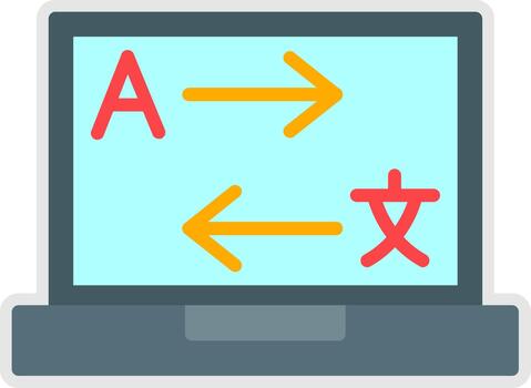 Computer Coded UI Symbol Mark vector