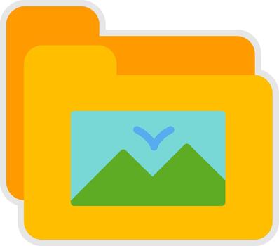 carpeta limpiar marco objeto diseño vector