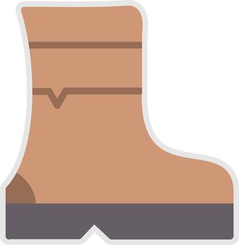 Boot Wireframe App Design Element vector