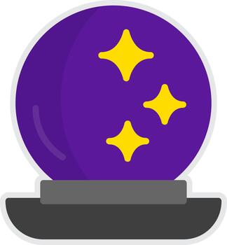 Magic Ball Modular Form Shape vector