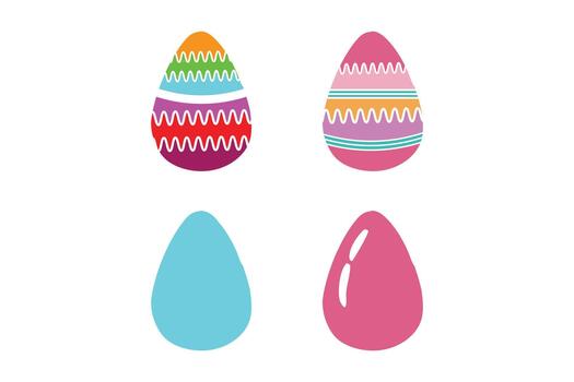 Pascua de Resurrección huevo manojo, Pascua de Resurrección día diseño vector