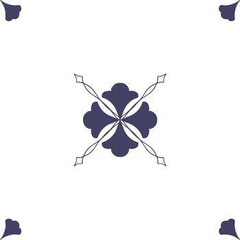 Tile pattern graphics design vector