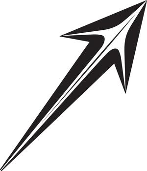 sólido Derecha flecha icono vector