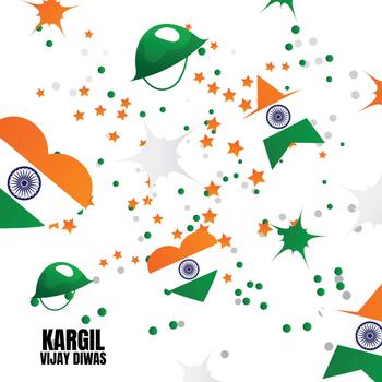 kargil pattern background vector