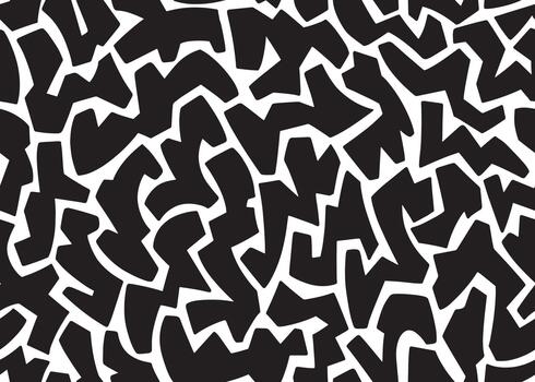 Abstract mono pattern background vector