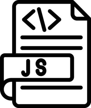 Javascript File Icon vector