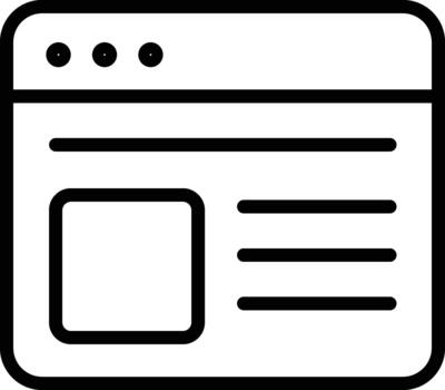 Web Interface Icon vector