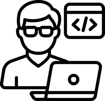 Software Developer Icon vector