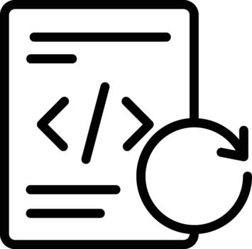 Code Correction Icon vector