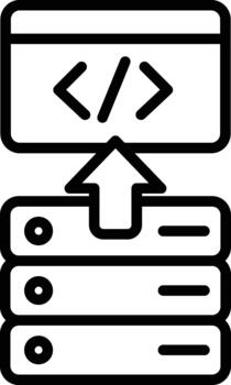 Code Deployment Icon vector